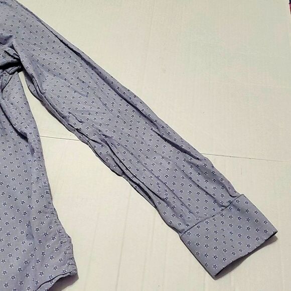 Banana Republic Soft Washed Standard Lavender Swiss Dot Button Down Shirt - Picture 7 of 12